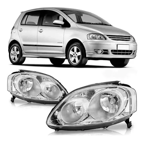 Farol Fox Crossfox Spacefox 10 09 08 Foco Duplo