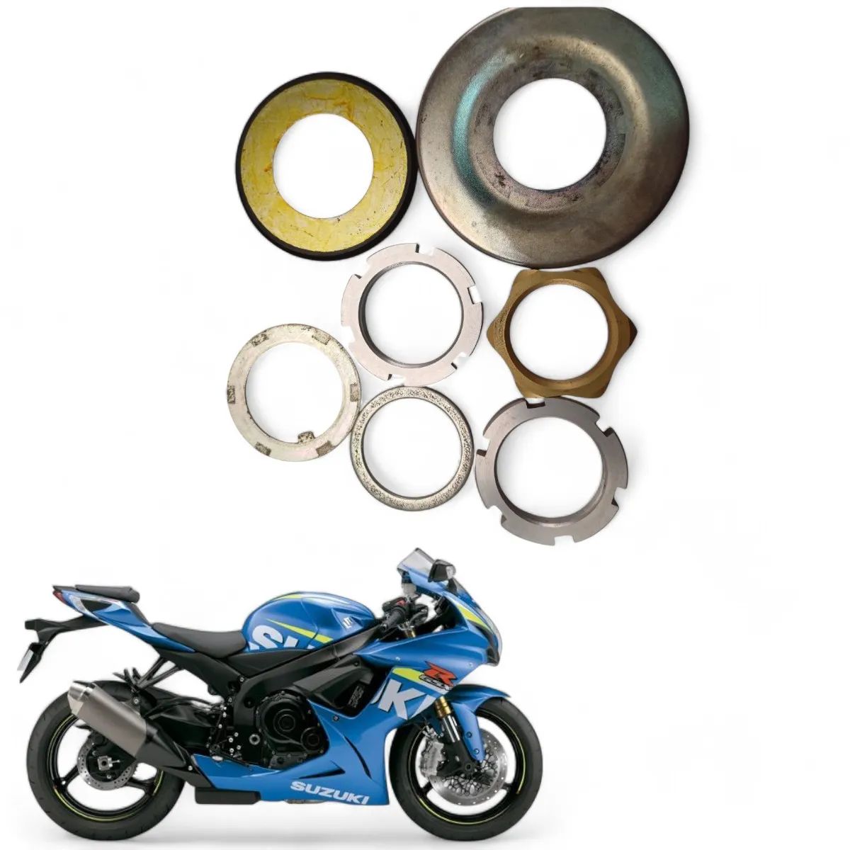 Porca Mesa Direção Suzuki Srad 600 2013