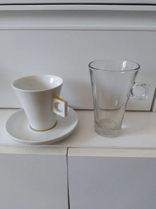Xicara com pires e copo NESCAFE - Foto 5