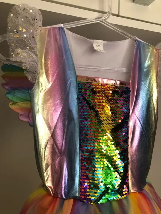 Fantasia de Unicórnio Infantil veste 4 a 7 anos - Foto 5