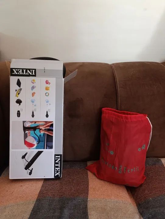 Colchão Inflável e bomba de ar Double Quick III S - Foto 4