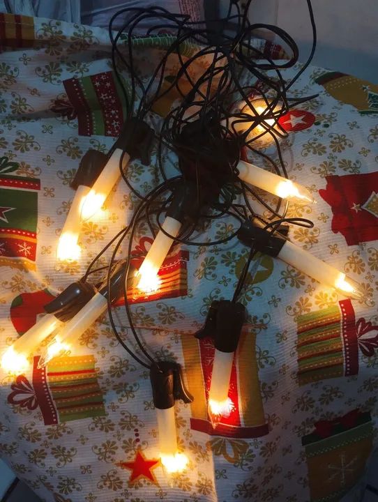 Velas de natal OSRAM..VINTAGE E RARA - Foto 2