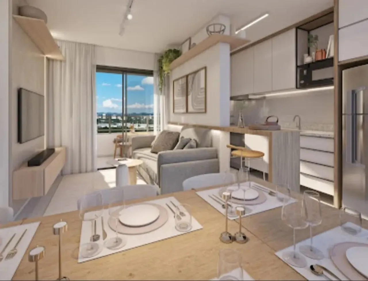 Jardim das indústrias - Condomínio clube - apartamento na planta com 3 dormitórios e varan