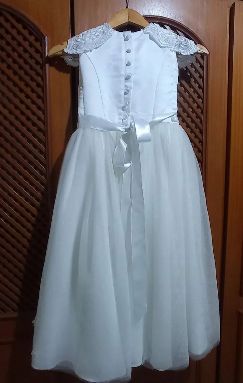 Vestido branco de dama - Foto 2
