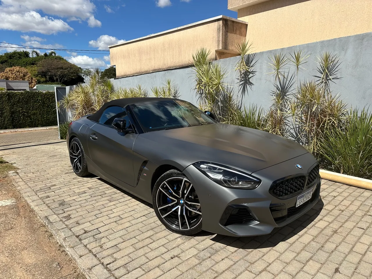 Z4 30i cinza fosca - PPF FULL fosco 25k - garantia de fabrica