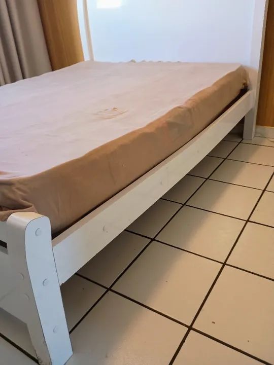 Cama + colchão de casal  - Foto 2