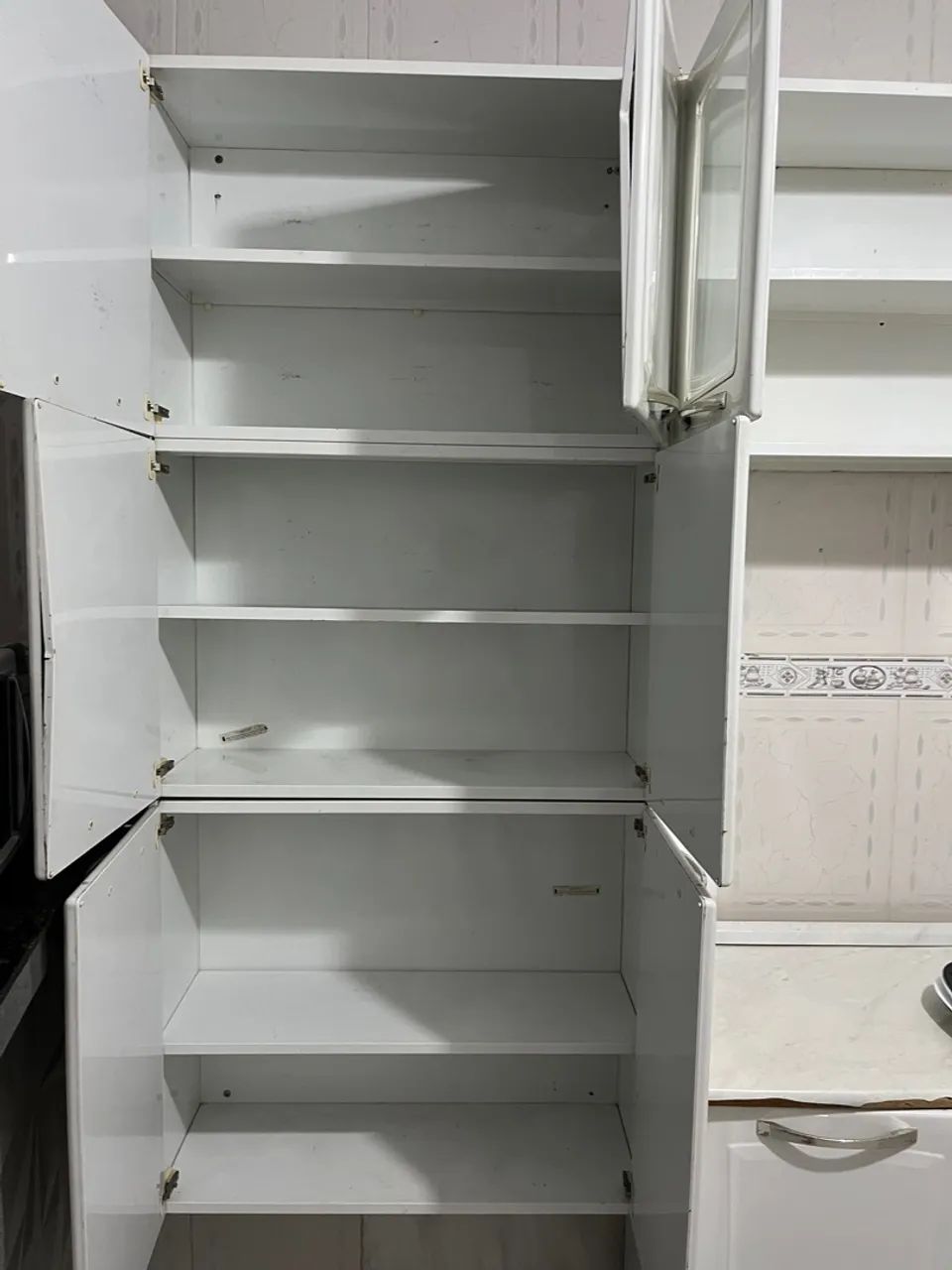 Conjunto de armários de cozinha branco - Foto 4