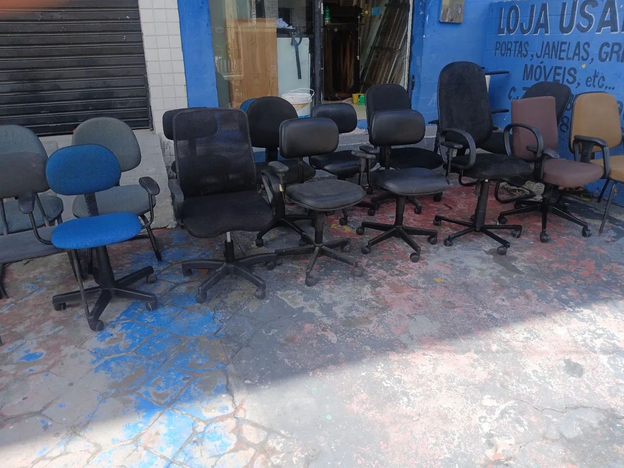 Várias cadeiras giratoria ou não  - Foto 3