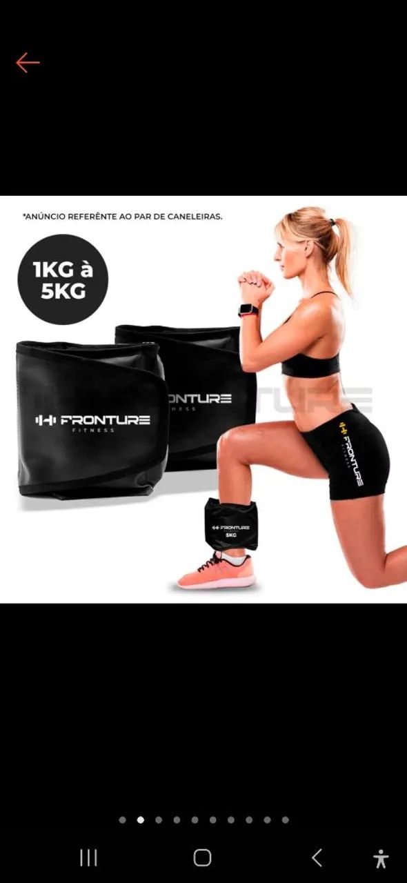 Caneleiras de 1kg a 5kg - Fronture Fitness
