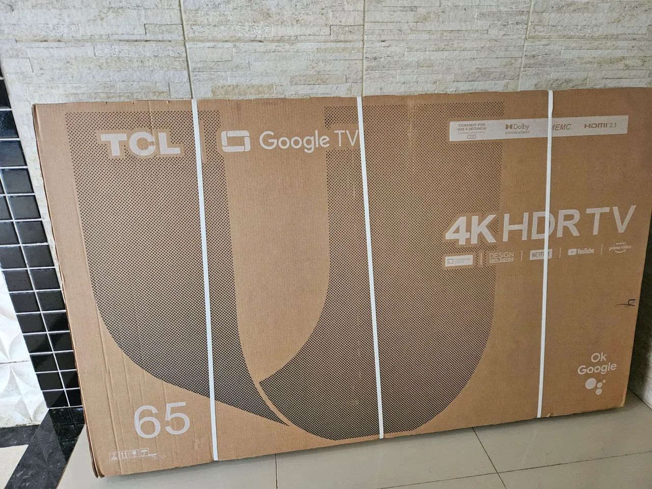 TV TCL 65 polegadas 4k - Lacrada 