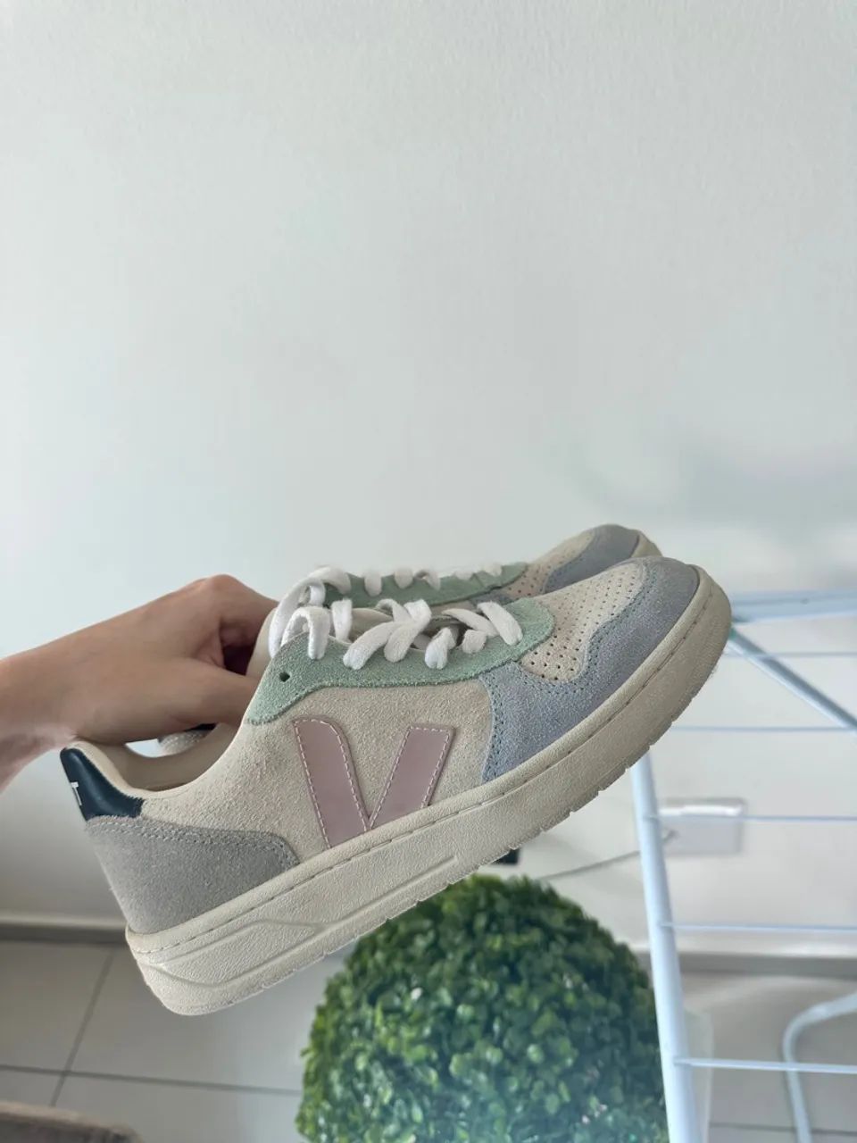 Tênis Vert V10 Suede Multico Natural Babe