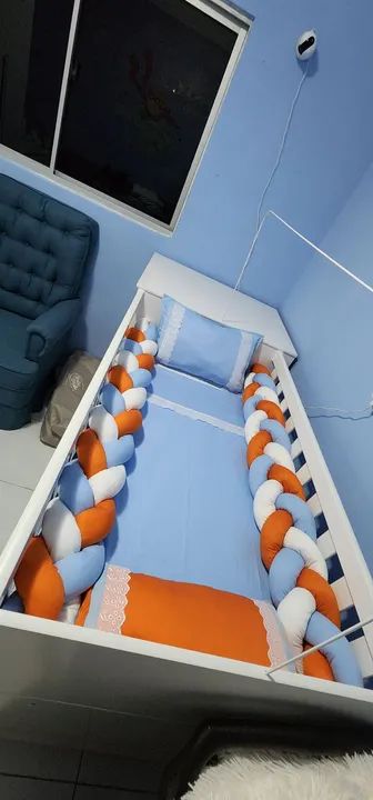 Berço Americano com trocador/comoda e colchão conservadíssimo - Foto 3