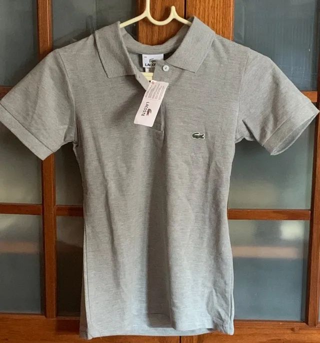 Camisa polo cinza Lacoste original 