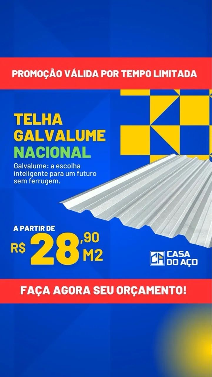 Telha Galvalume Nacional - Promoção de Carnaval! - Foto 2