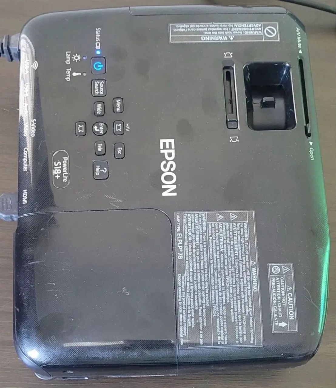 Projetor Multimidia EPSON Powerlite S18+ 3000 Lumens SVGA. HDMI - Foto 2