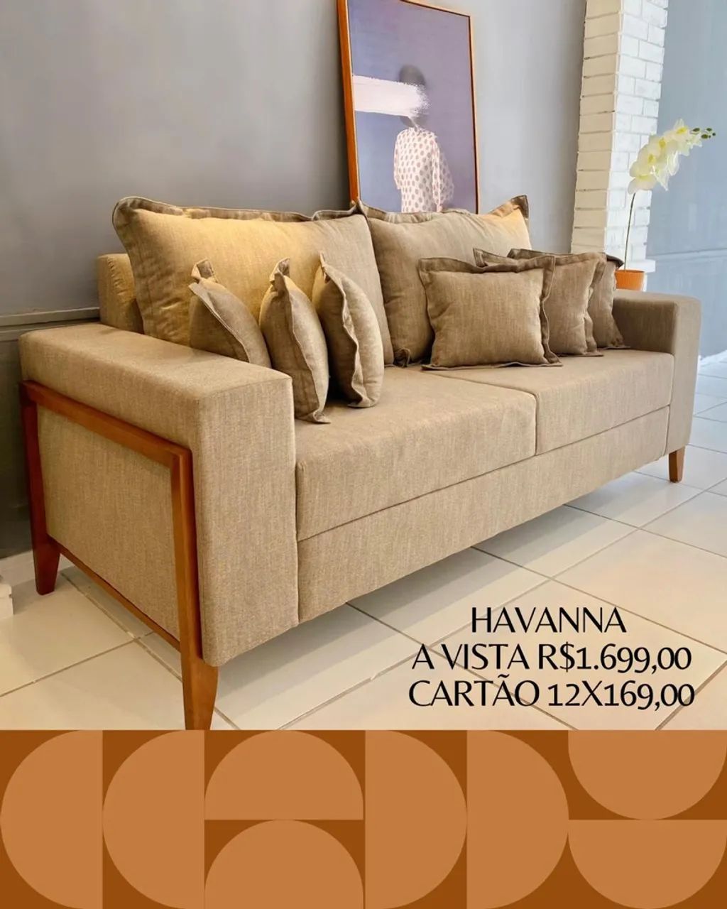 Sofá Havanna - Conforto e Elegância para sua Sala