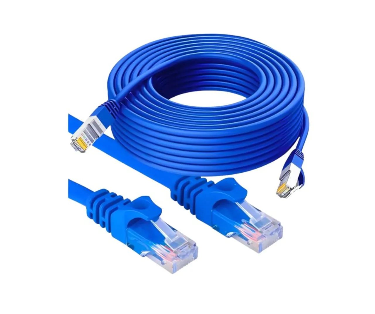 Cabo de Rede RJ45 Cat5 Azul 05 Metros