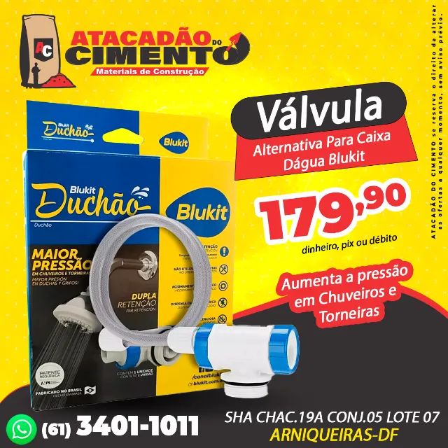 Válvula Alternativa Para Caixa Dágua Blukit