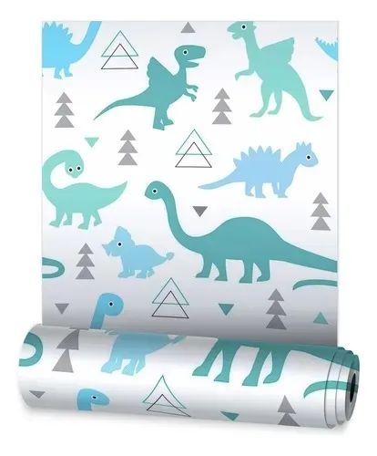 Papel de parede autoadesivo Dinossauros 45x500