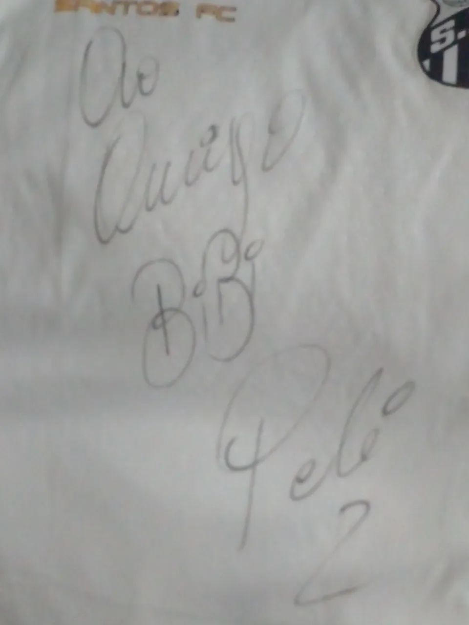 Camisa do Santos autografada  - Foto 4