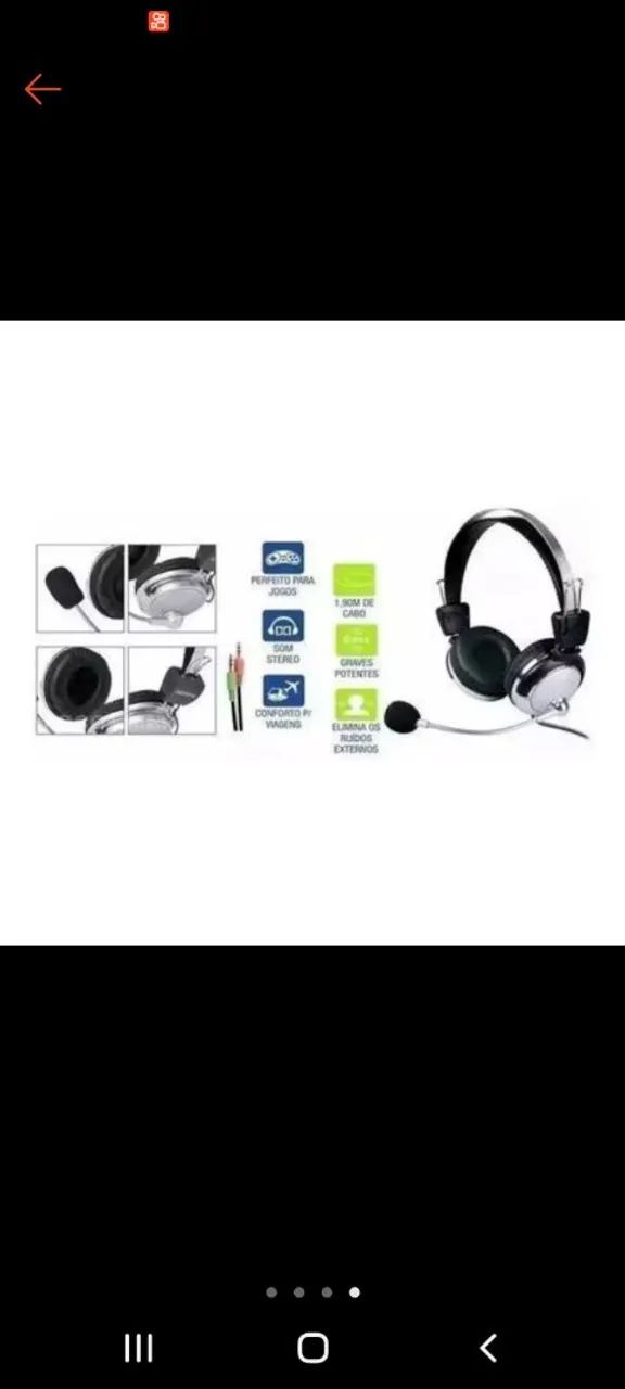 Fone de ouvido headset pc gamer - Foto 3