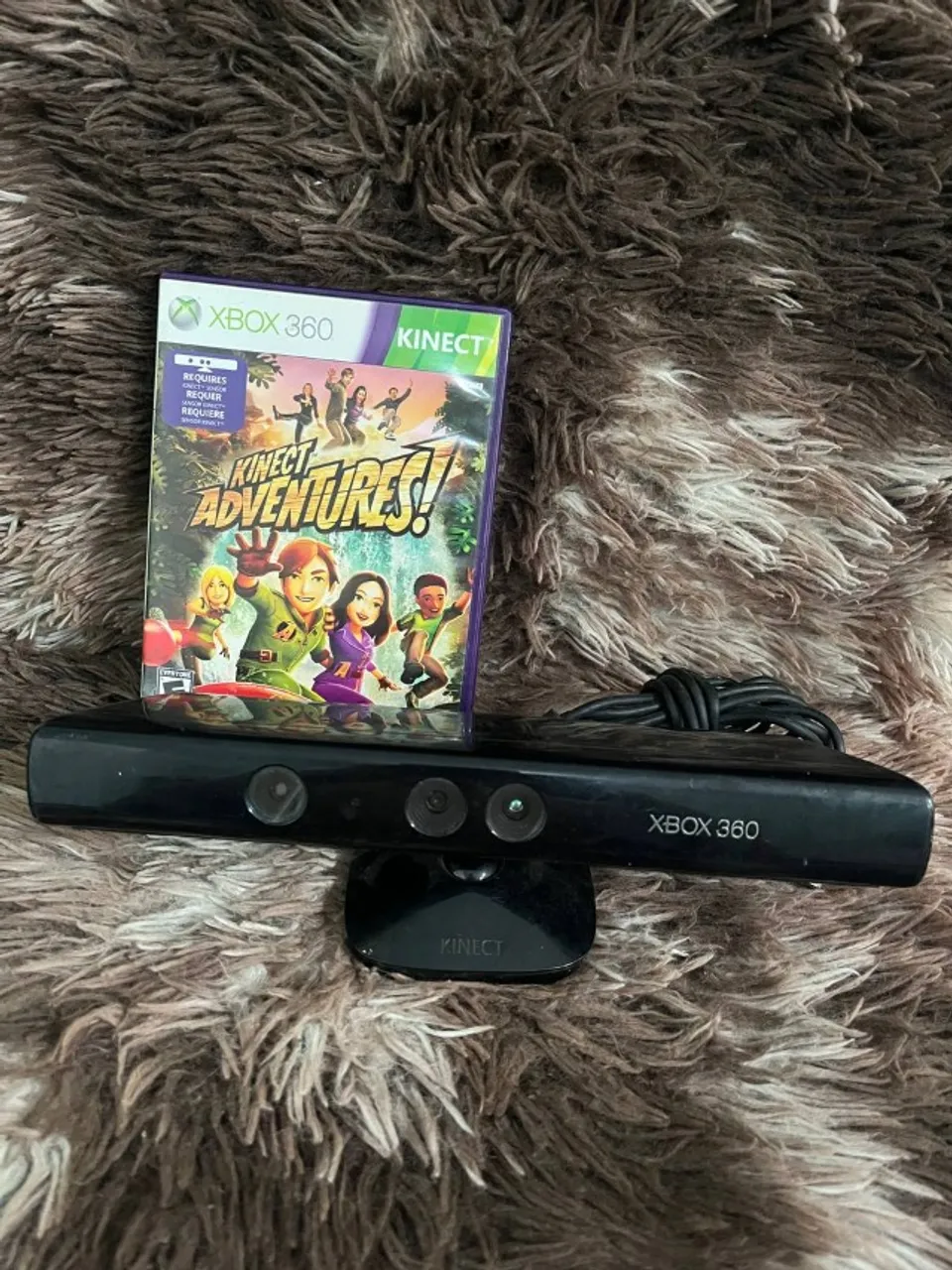 Sensor Kinect Xbox 360 + Jogo Kinect Adventures (Combo Original)