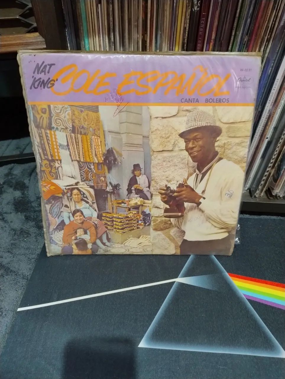 Disco Nat king Cole Espanhol canta boleros, edição Mono 