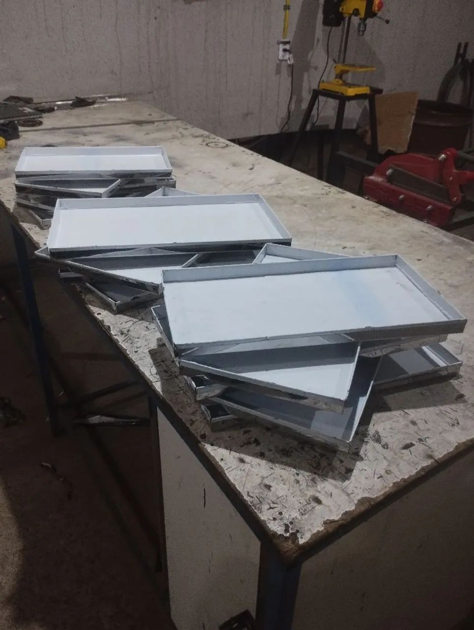 Bandeja de aço inox para comércio, açougue padaria  - Foto 5