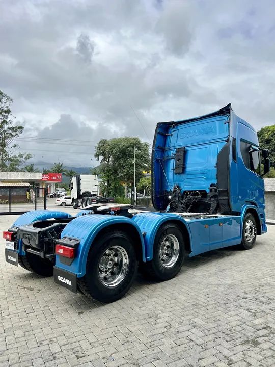 Scania R540 2021 6x4 Susp. Molas Unico Dono - Foto 4