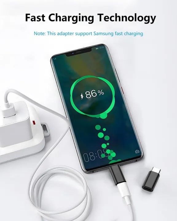 Adaptador De Celular iphone Lightning Fêmea Para Type C macho - Foto 4