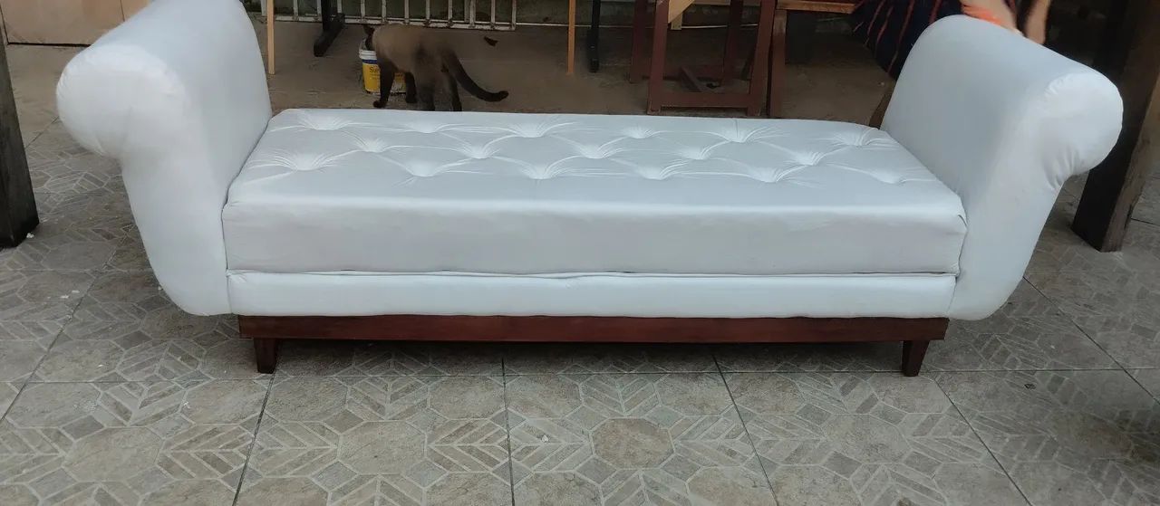 Sofá Chaise Longue Branco