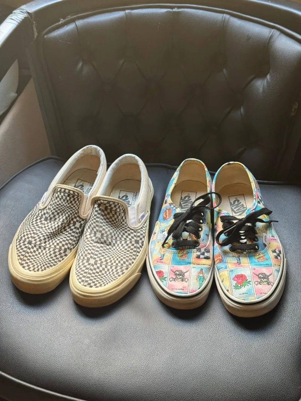 kit com 2 tênis vans (style 98 e authentic) 39 e 38