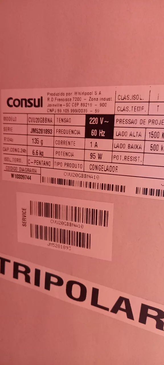 Freezer vertical consul em ótimo estado - Foto 5