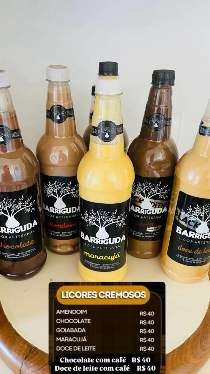 Licores Artesanais - Varejo e Atacado