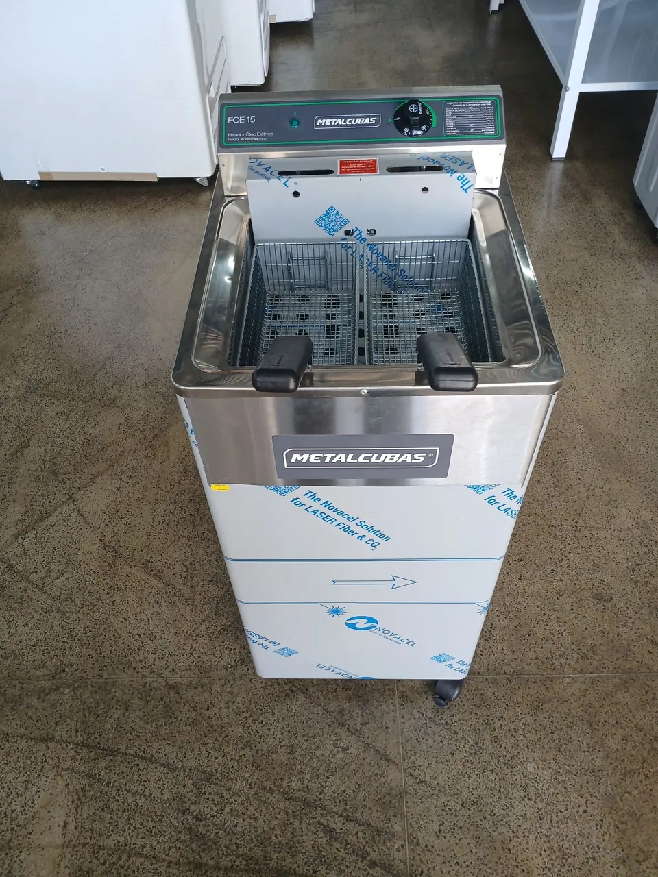 Fritadeira Elétrica 15l Óleo Foe 15 P Metalcubas