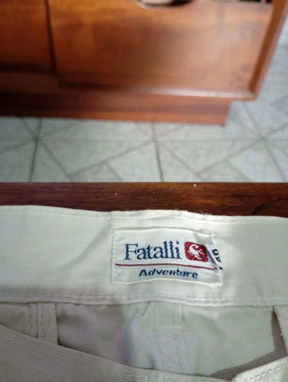 Calça FATALLI.   46.  Bege  - Foto 3