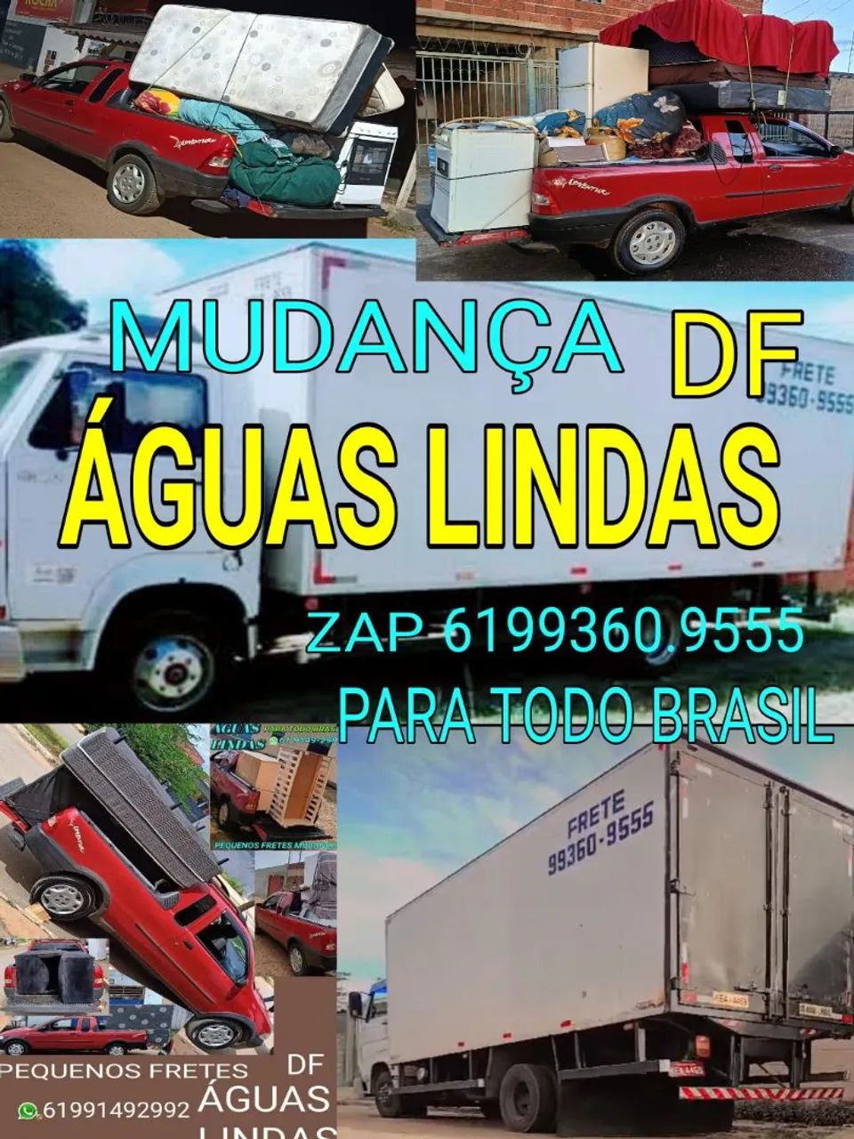 Frete frete freteiros de Águas lindas viajem HJF