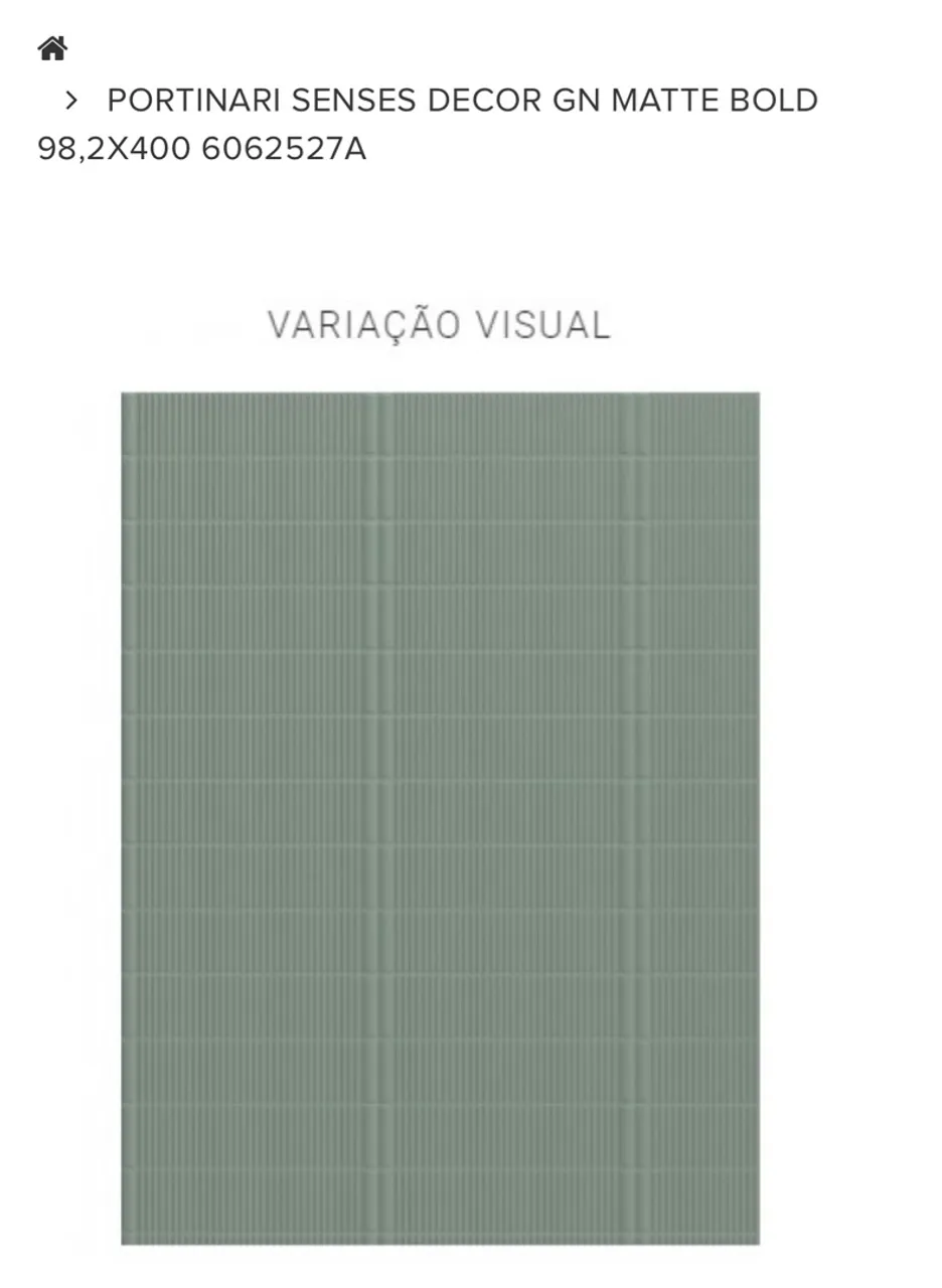 Portinari senses Decor green matte bold