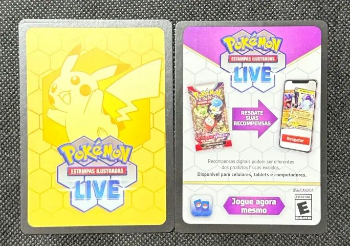 Codigos para Pokemon TCG Live 50 Unidades Diversas Coleções