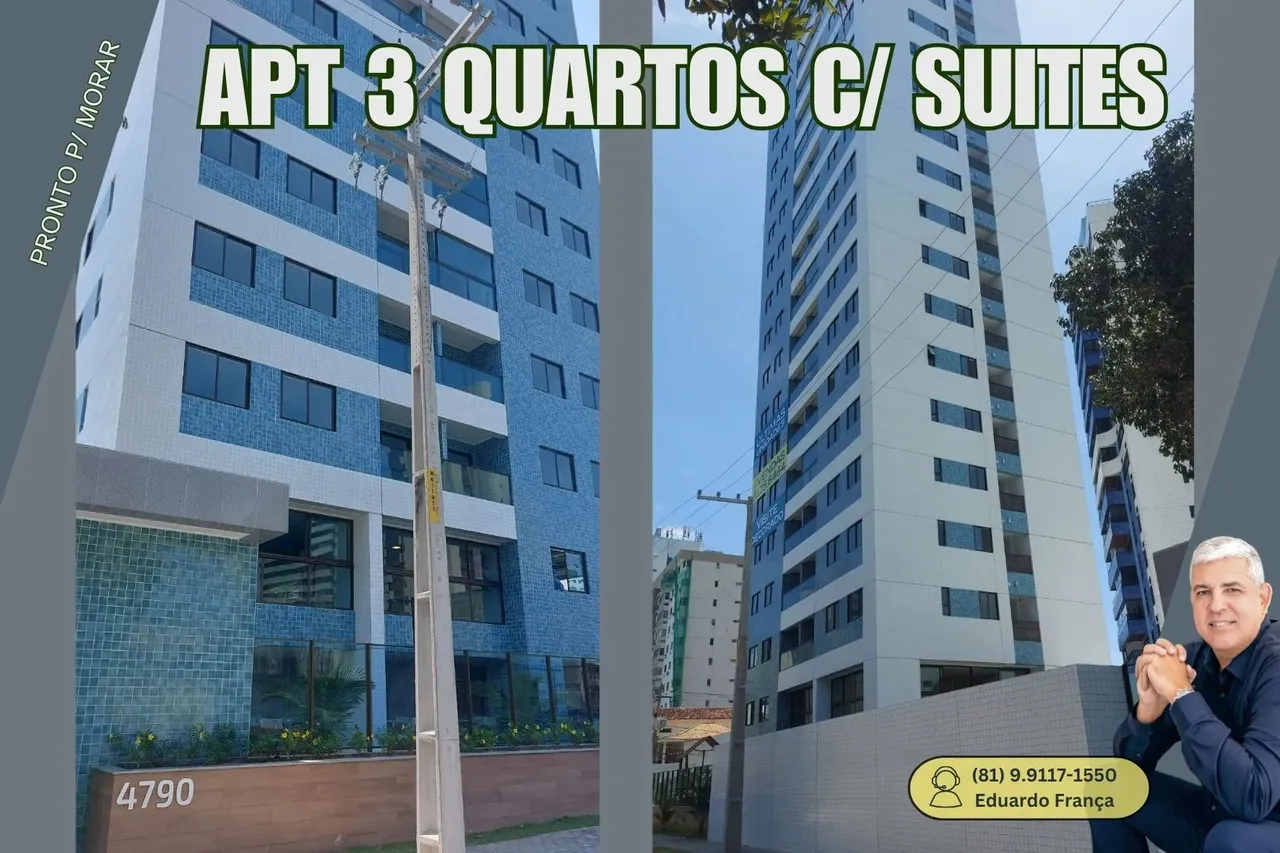 NOVO E PRONTO PRA MORAR CANDEIAS VISTA MAR PRAIA APT 3 QUARTOS CONDOMÍNIO COMPLETO COND. C