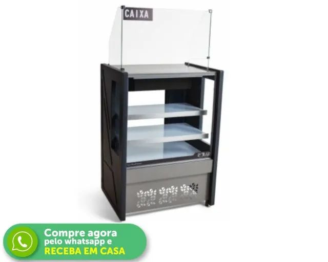 Balcão Caixa Polar 0,80cm Platinum Novo