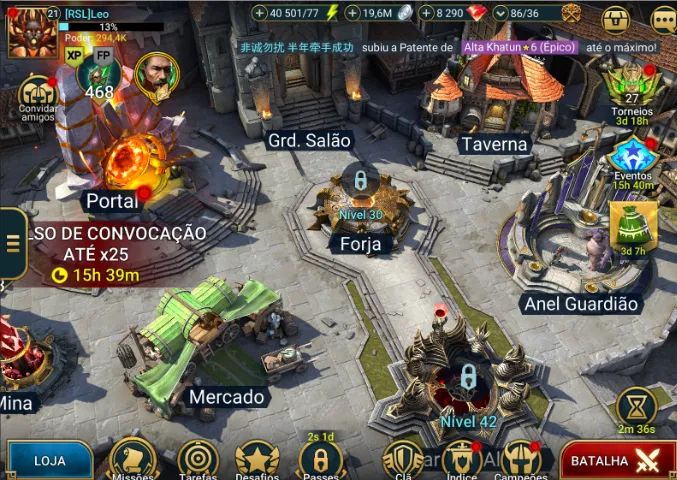 Conta raid shadows - starter
