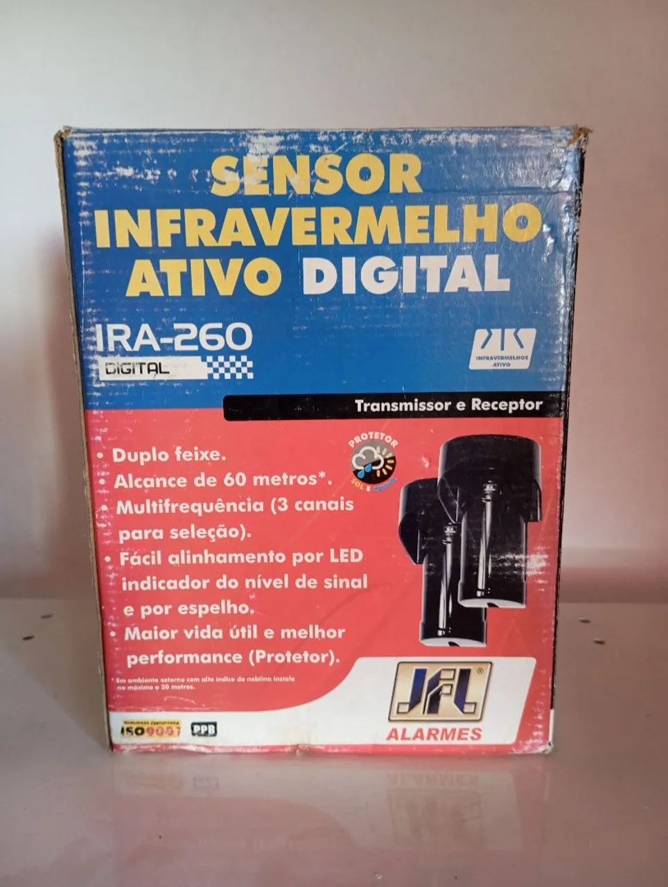 Sensor Infravermelho Ativo Digital IRA-260 - JFL Alarmes