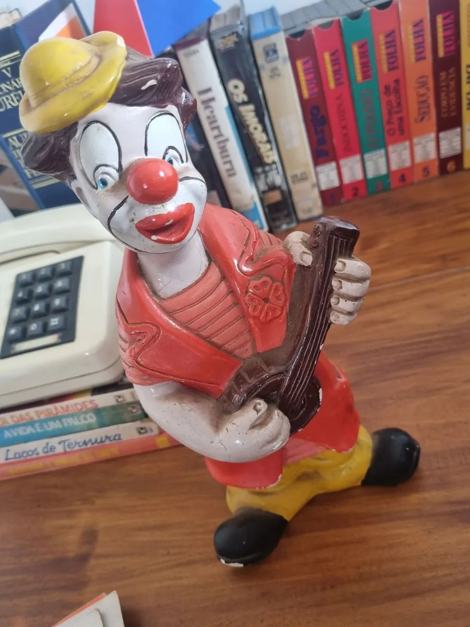 Palhaço feito em estuque esmaltado anos 70 - Foto 3