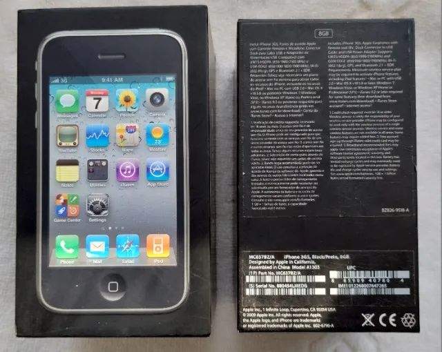CAIXA do IPHONE 3G S (SOMENTE A EMBALAGEM) para COLECIONADOR - Foto 4