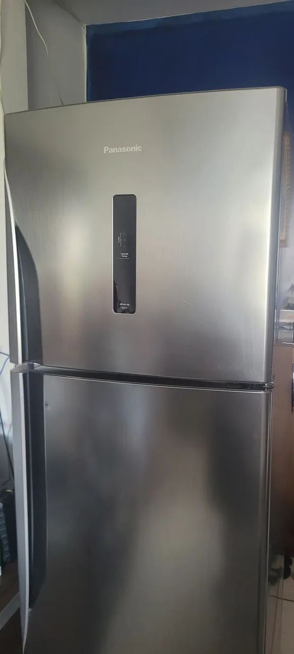 Geladeira Panasonic A+++ Aço Escovado 390l