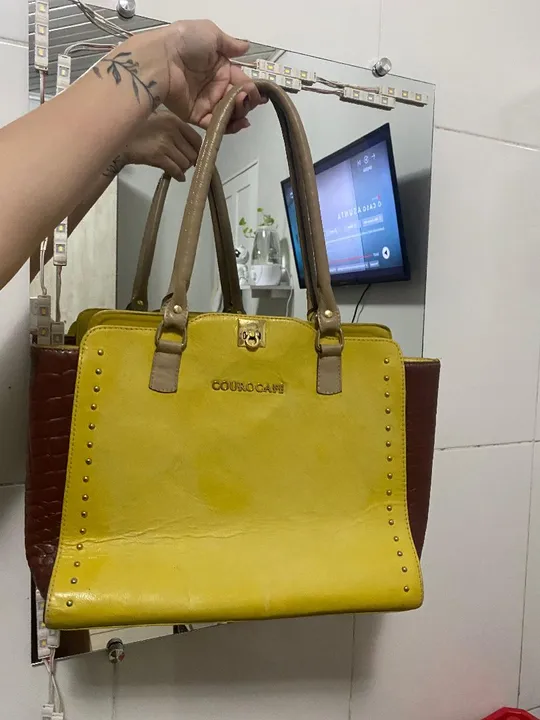 Bolsa Couro e Café