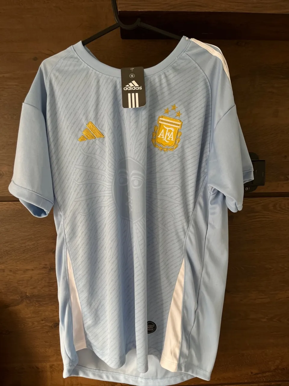 Camisa Argentina Adidas Azul - Nova