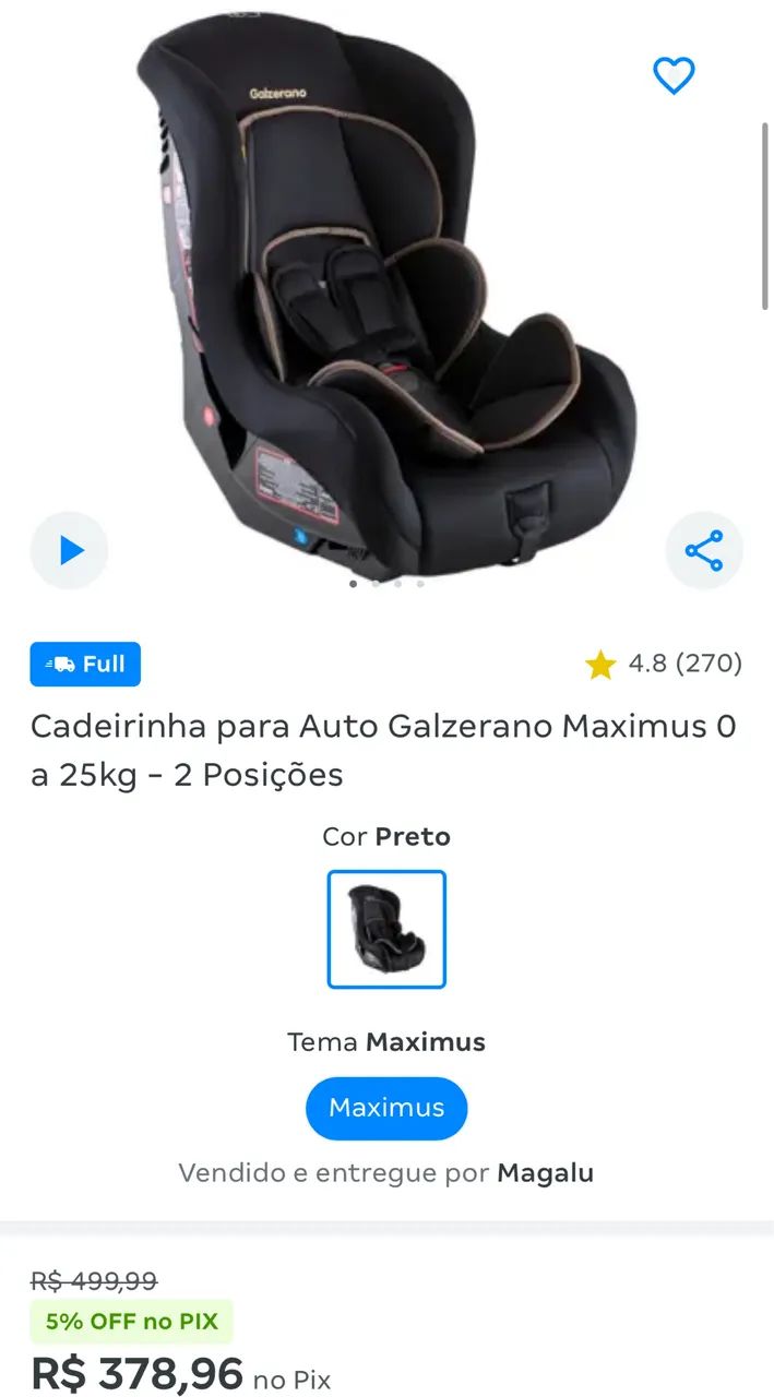 Cadeirinha de bebê  - Foto 2