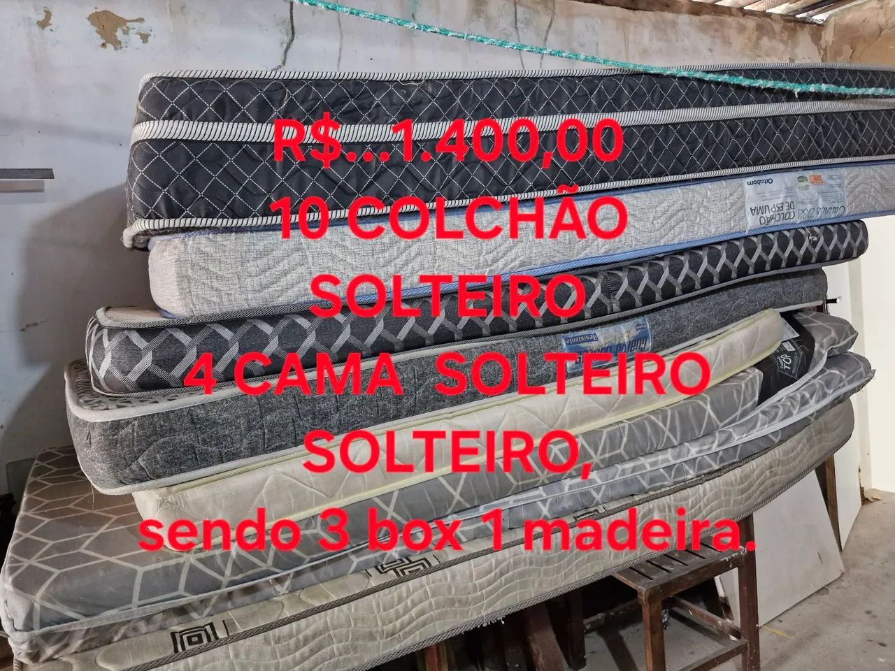 Cama Casal. + 10 colchão Solt.. OPORTUNIDADE - Foto 4